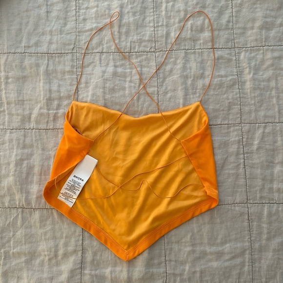 Urban Outfitters Hanky Hem Cami in Orange - Picture 3 of 3